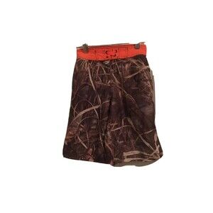 Advantage Max-4 HD Boys Swim Shorts Size 10/12 Orange Camo